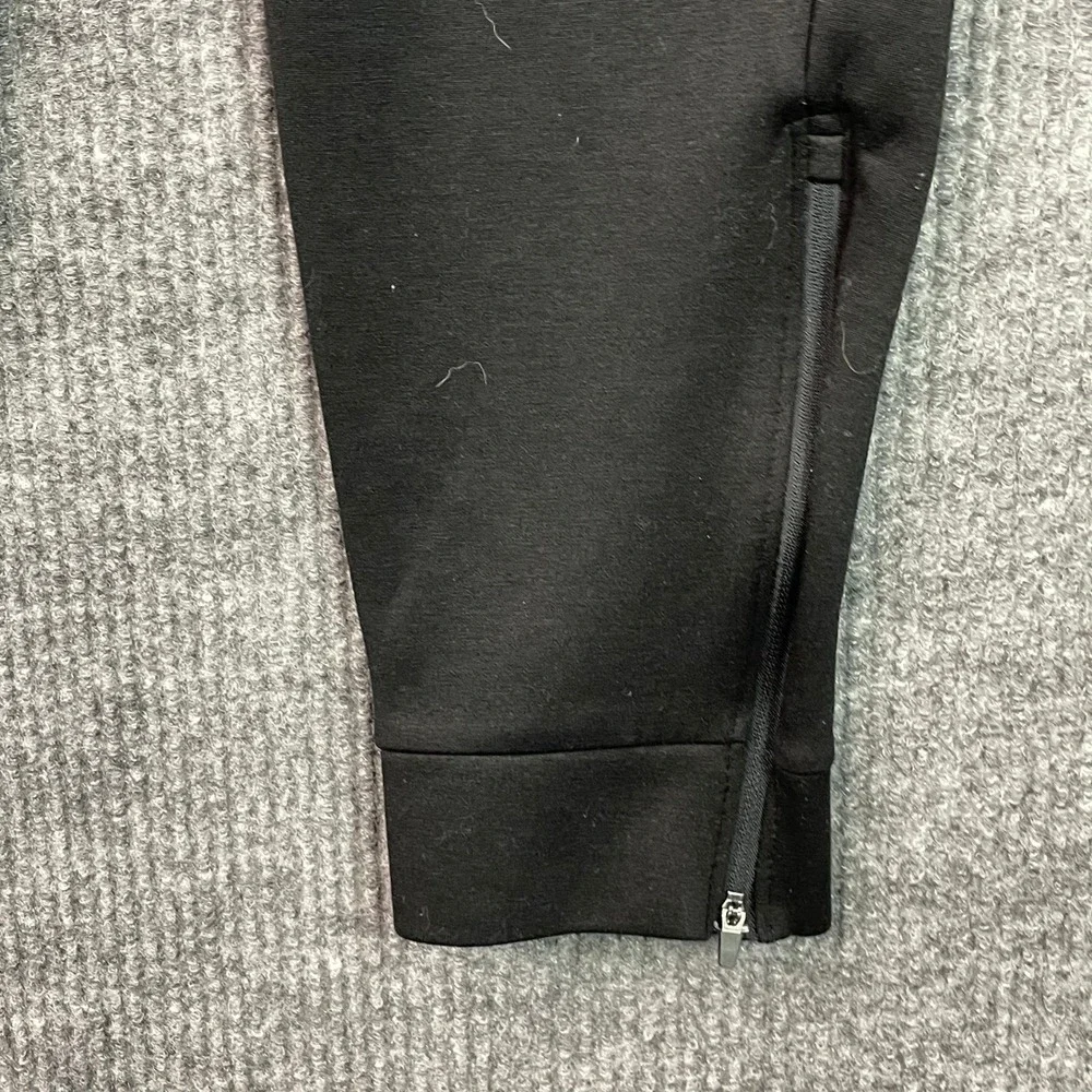 Champion Joggers Mens Large Black Ankle Zip Athletic Sweatpants Tapered Pants